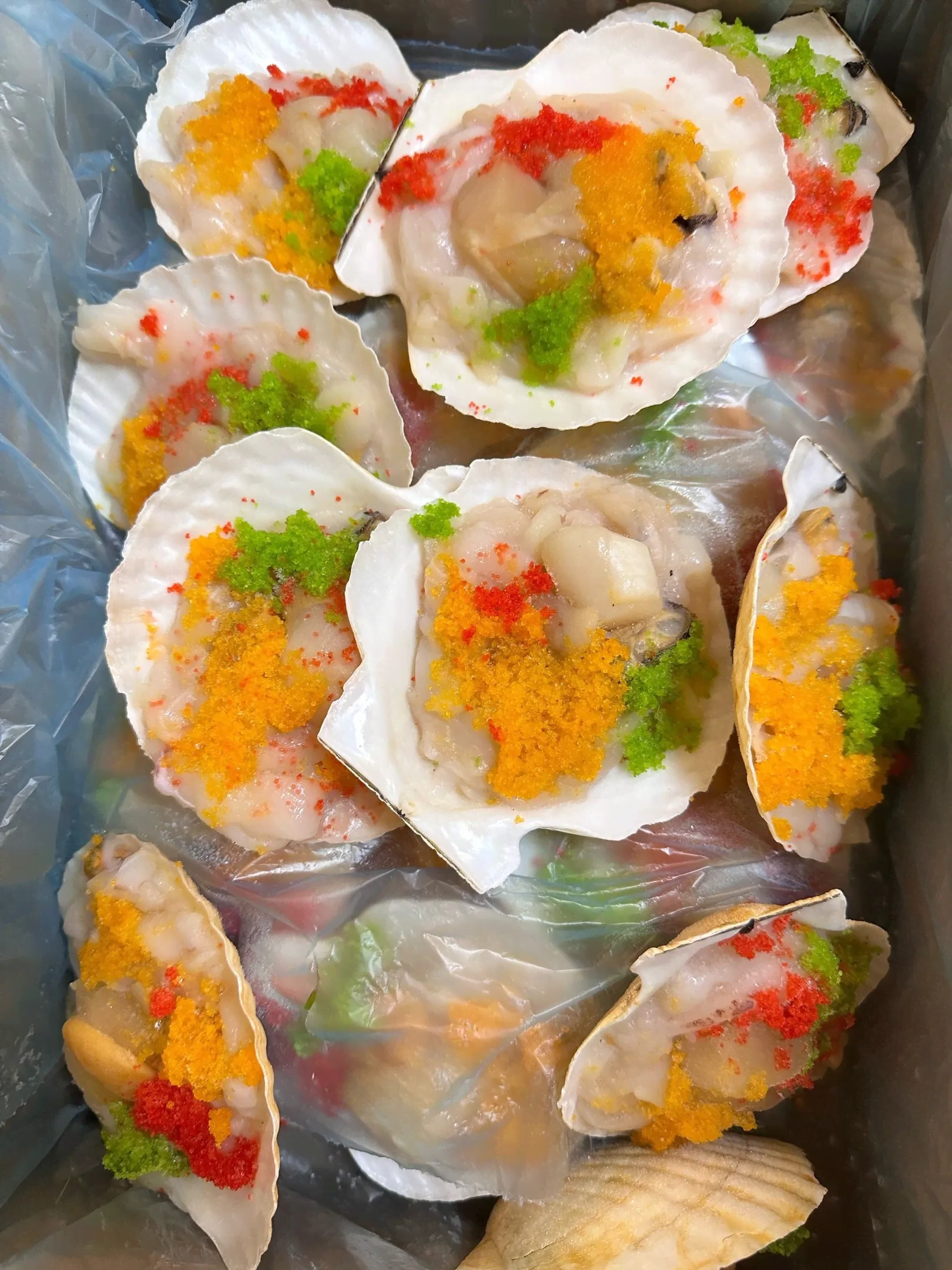 Ассорти морепродуктов на створке-0
