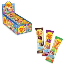 Карамель Chupa Chups двойная порция, ассорти 3-х вкусов, 17 г