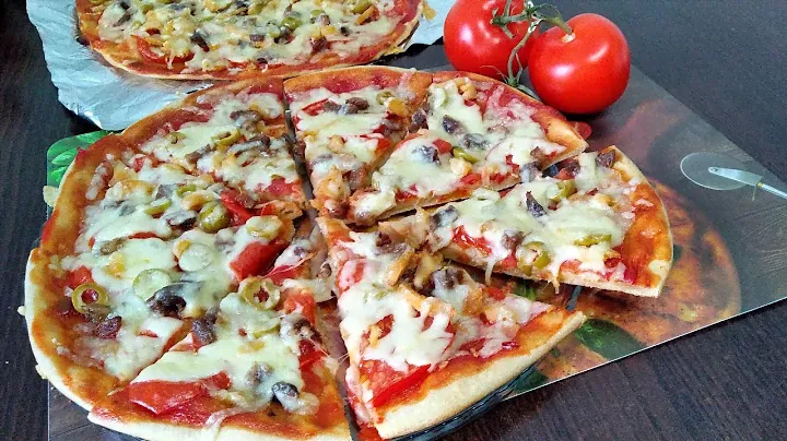 ДОМАШНЯЯ ПИЦЦА 🍕 жуда маззалик пицца тайорлаш.