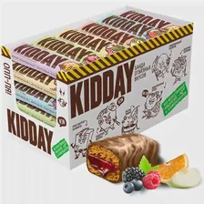 Батончик глазированный «KIDDAY», ассорти, с фруктовым позитивом, 40гр.