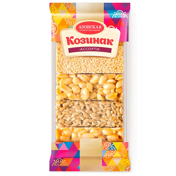 Козинак Азовская кондитерская фабрика Ассорти 3 вида 280 гр-0