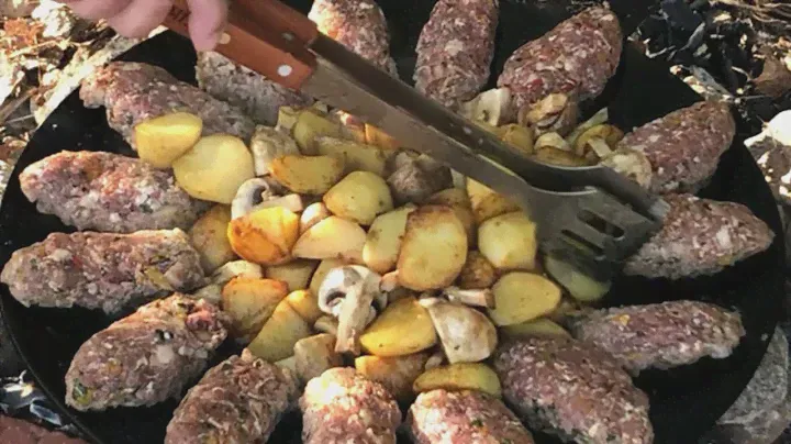 Кийма кебаб на сковороде садж. Рецепты от Рината
