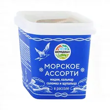 Морское ассорти в рассоле 250 гр ТМ Меридиан