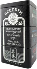 Чай Черный Дракон ассорти №1 90г ж/б