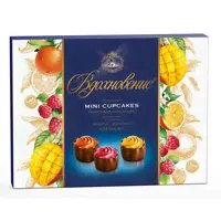 Подарочный набор Вдохновение ассорти Mini Cupcakes Фруктовая коллекция манго-малина-апельсин