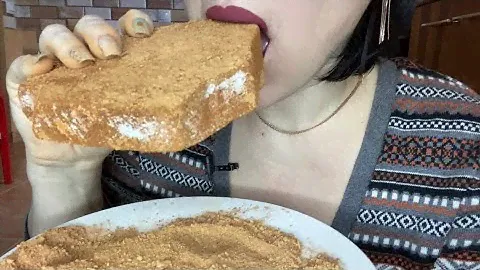 Мокрая плитка ассорти в пыли Юпитера #asmr #асмр #chalk #clay #asmrvideo Мукбанг 🔥 Mukbang 🤗