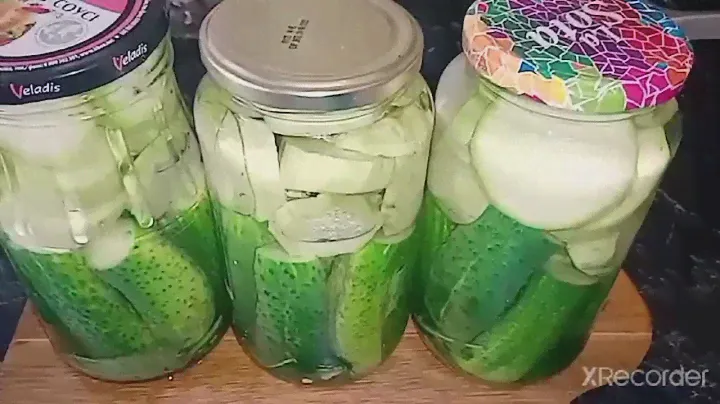 МАРИНУЕМ ХРУСТЯЩИЕ ОГУРЦЫ🥒 С КАБАЧКАМИ НА ЗИМУ. Самое вкусное ассорти! Правильные пропорции.