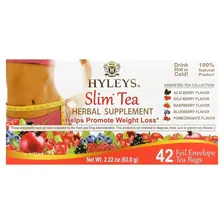 Hyleys Tea, Slim Tea, ассорти из коллекций чая, 42 чайных пакетика в фольгированных пакетиках, по 1,5 г (0,05 унции)