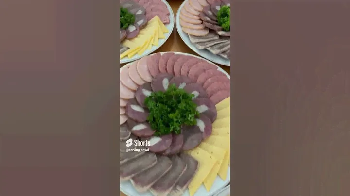 Мясное ассорти 😋 мясная нарезка #food #кейтеринг