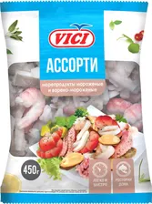 Ассорти из морепродуктов Vici с креветками (имитация) 450г