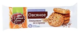 Печенье Хлебный спас Овсяное особое злаковое ассорти на фруктозе 250г