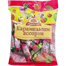 Карамель Бабаевская Карамельное ассорти с помадными начинками 250 г