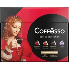 Кофе Coffesso Ассорти Арома, 80 капсул, 4 вкуса