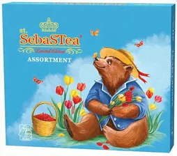 Чай Ассорти Медведь FESTIVAL SebasTea 20 пак,35г