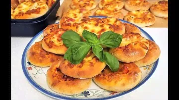 Мини пиццы на день рождения  внученьки!
