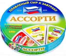 Сыр плавленый Переяславль ассорти 55% 140г