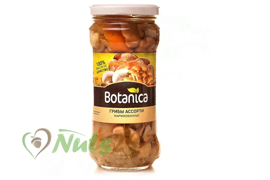 Грибы маринованные (ассорти) "Botanica" 370 мл-0