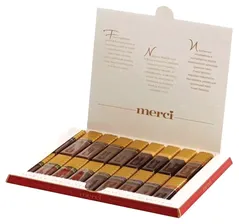 Набор конфет Merci Сердце ассорти 250 г розовый