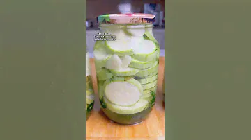 Маринованные кабачки на зиму #рецепт #recipes #food #cooking #кабачки #кабачкирецепт