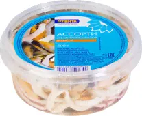 Ассорти ЛЕНТА из морепродуктов в масле