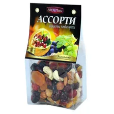 Смесь Ассорти ВИМПак из сушенных фруктов, ягод и орехов, 180гр