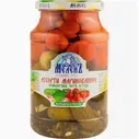 Ассорти Меленъ маринованное (огурцы, помидорчики черри) 900гр