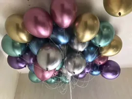 Шар (12''/30 см) Ассорти, хром