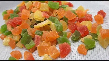 Цукаты кубик микс (папайя) Тайланд