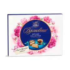 Вдохновение ассорти Премиум коллекция, 102 г, картонная коробка белый, синий, розовый