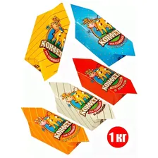 Конфеты коровка на сливках ассорти Вольский кондитер 1кг