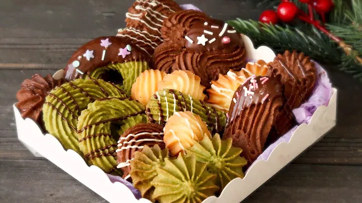 МНОГО ВКУСНОГО ПЕЧЕНЬЯ из ОДНОГО ТЕСТА! 🎁СЛАДКИЙ подарок на НОВЫЙ ГОД🎁 Cookie box recipe