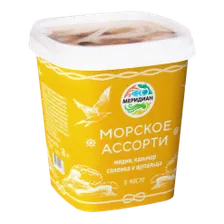 Ассорти морское в масле Меридиан 390г