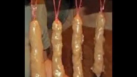 Восточные сладости, чурчхела из яблочно-виноградного сока